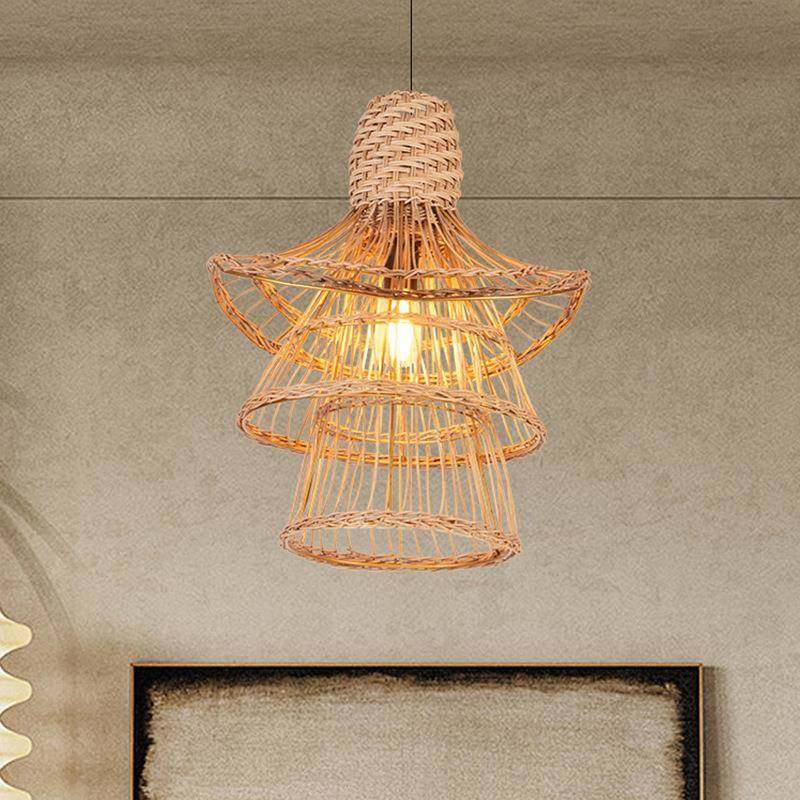 吊灯编单头餐艺术吊灯茶楼263民宿创意新中式手工厅藤编氛藤围吊,家装灯饰光源,智能吊灯,淘宝优惠券,粉丝福利购,淘宝优惠卷