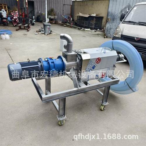 养殖场禽畜干湿挤干机加工类型猪粪脱水机鸭粪猪粪分离机