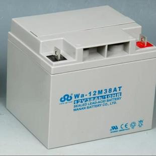 万安蓄电池WA 12M38AT12V38AH太阳能系统风力系统控制系统