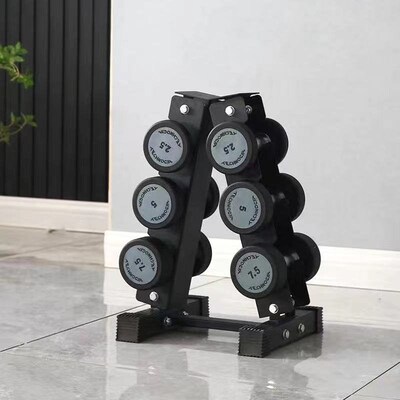 盖子pu泰诺健固定50kg拧配重男士头纯钢健身房哑铃