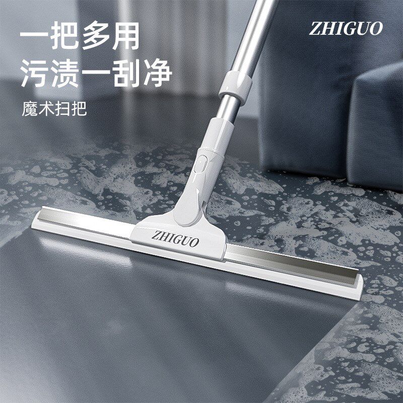 魔术扫把家用刮水板卫生间地刮地面刮水器浴室扫水拖把扫帚加长杆