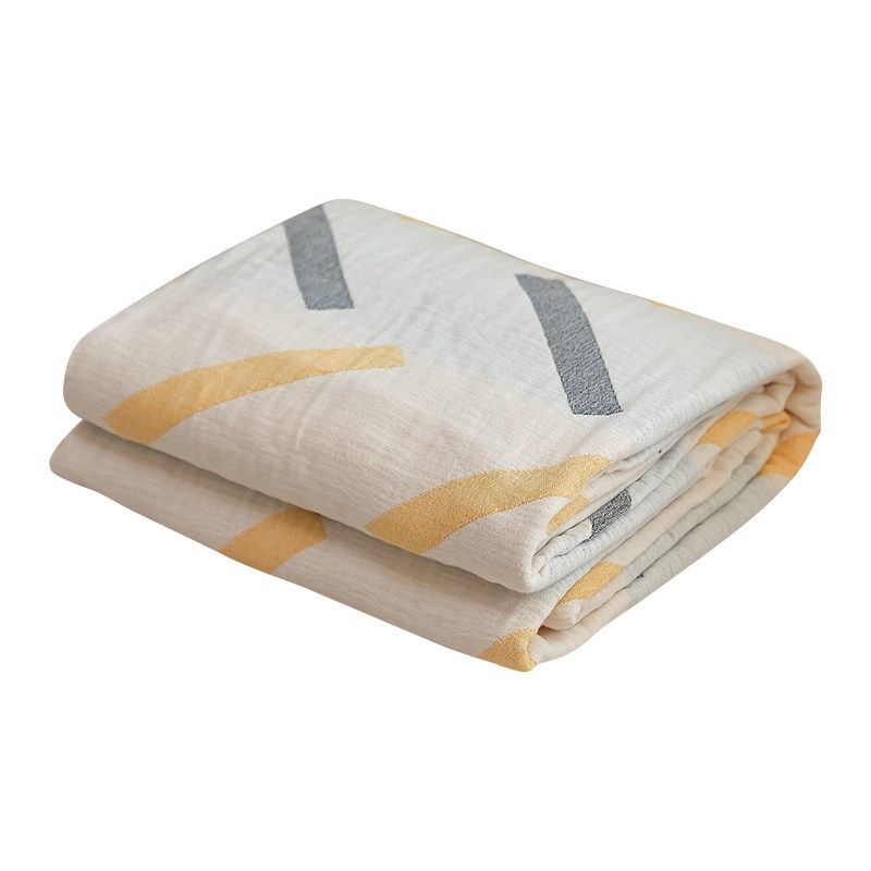 100全棉三层纱布毛巾被单双人毛巾毯子成人沙发毯空调被薄款