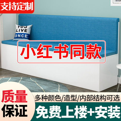 实木卡座餐桌家用小户型餐厅w沙发储物柜靠墙现代简约L型转角组合