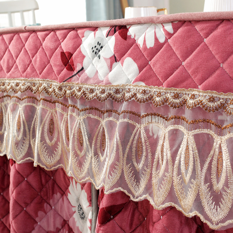 电炉罩烤火桌子罩长方形桌布套新款加厚加绒茶几火架被罩裙摆冬季