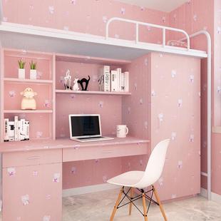 大学生宿舍墙纸j自粘儿童房幼儿园壁纸男女孩寝室卡通桌面贴纸画