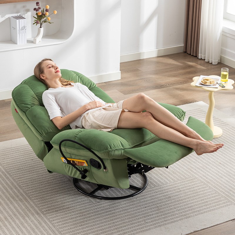 懒人沙发单人头等太空舱功能电动布艺可躺可睡摇摇椅云朵网红小款