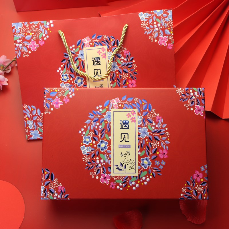 檀木梳子结婚对梳送女友老婆高档实用礼盒套装生日礼品老师母亲节