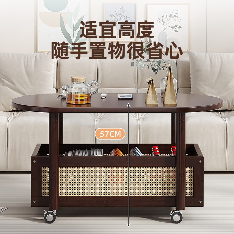 沙发边几客厅2025新款可移动茶几小推车小桌子置物架茶水桌侧边柜