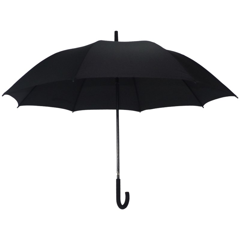 长柄大黑伞长柄遮阳伞摄影用伞结实双骨架长柄英伦风雨伞