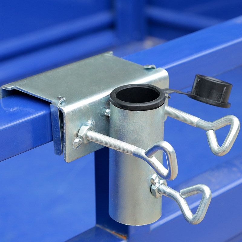 遮阳伞摆摊三轮车夹子户外太阳伞大雨伞餐车小货车固定架支架