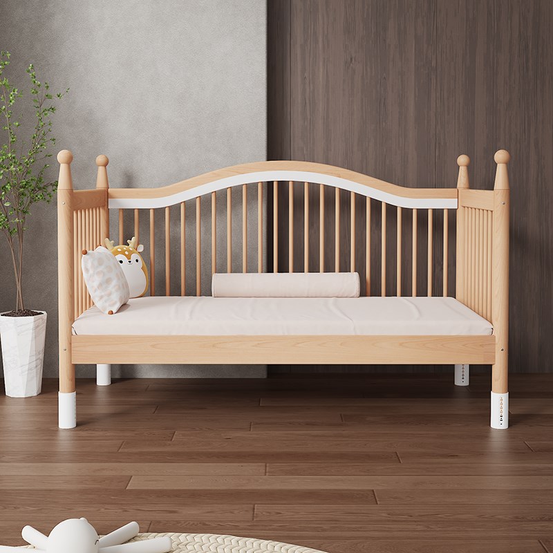 儿童拼接床可升降护栏加宽床边小床定制实木宝宝婴儿拼接大床
