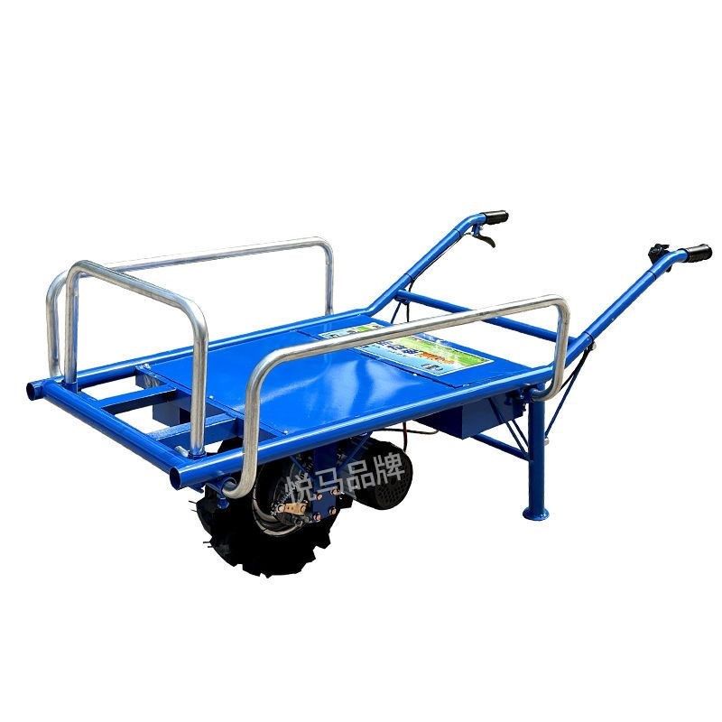 农用鸡公车爬坡手推小型电动果园运输独轮车单轮爬山虎汽油小推车