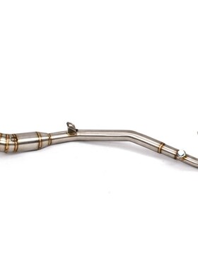 摩托跑车适用于Z125前段 Z125Pro改装排气管前段不锈钢弯管