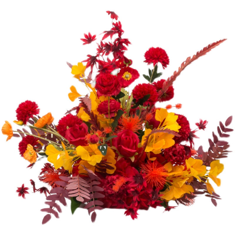 婚庆排花花排婚礼装饰铁艺架子挂排花t台舞台布置婚庆路引地排花