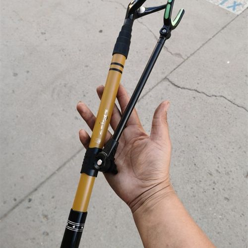 2米超短节碳素支架便携超轻超硬鱼竿炮台支架34厘米四定位支架