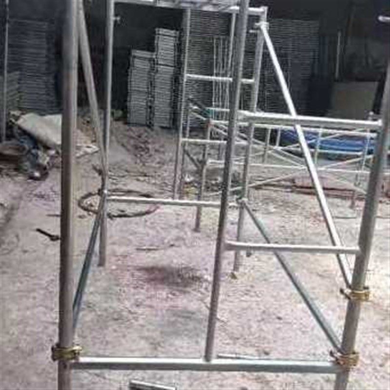 厂销新品1米25加宽125米厚工地装修脚手架仿铝合金移动活动手脚架