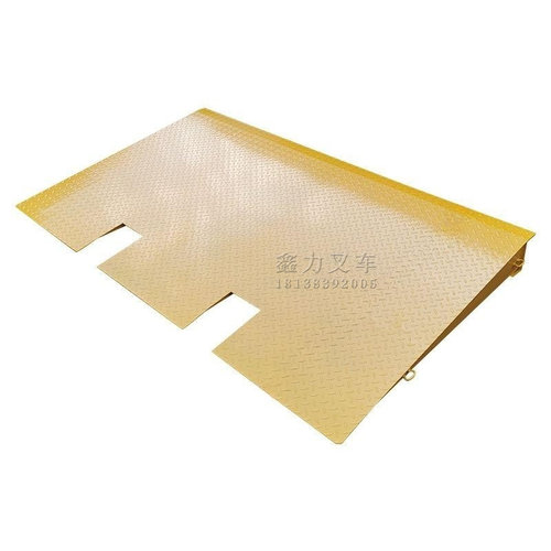 集装箱跳板钢制上车斜坡板搭接板叉车坡道平台固定式登车板