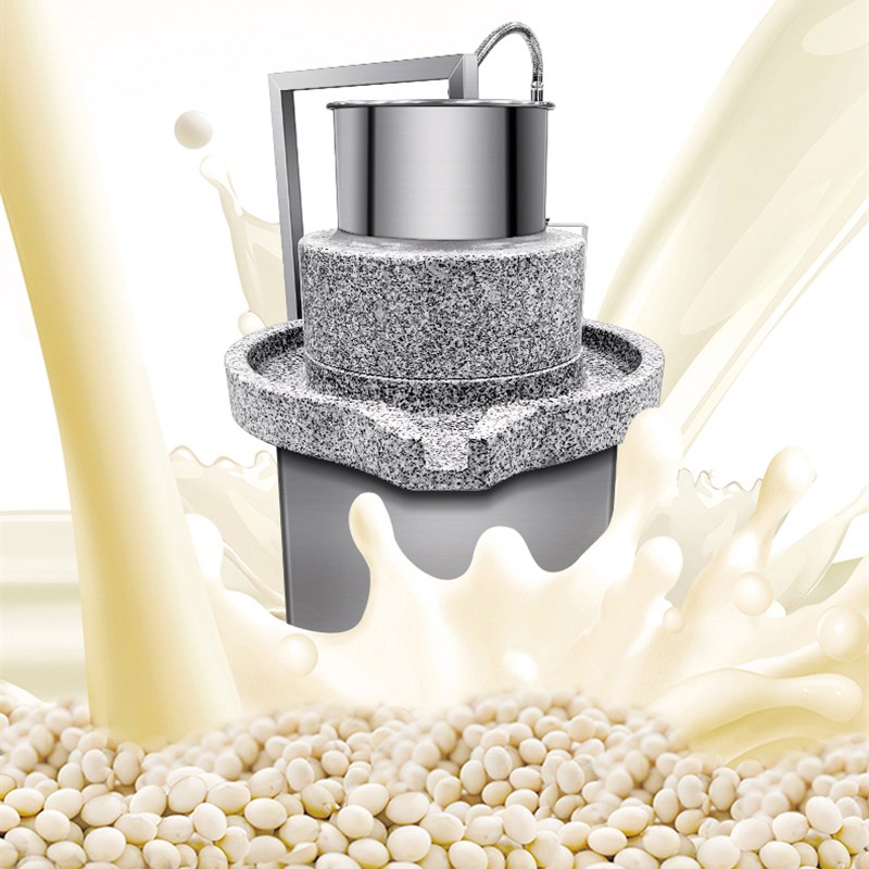 云浮潮汕石磨肠粉机商用电动磨浆机打浆米浆石磨豆浆机豆腐脑芝麻