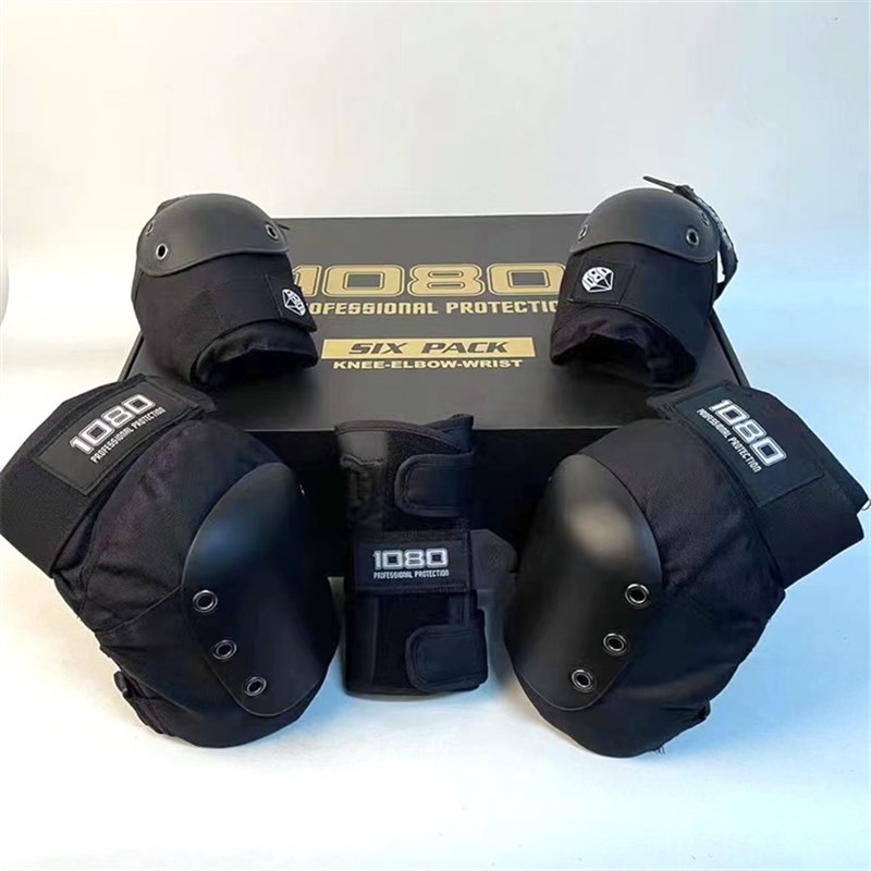 1080成人儿童护具6件套滑板轮滑初学护具护膝护肘护手