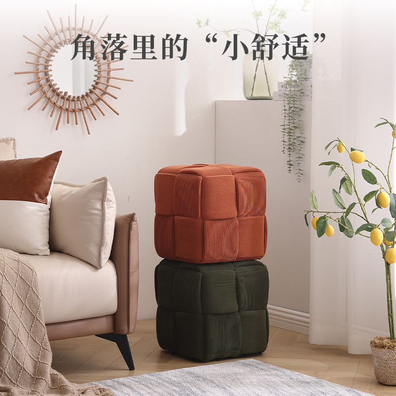 小凳子家用简约现代门口换鞋凳网红小板凳客厅沙发实木脚踏矮凳