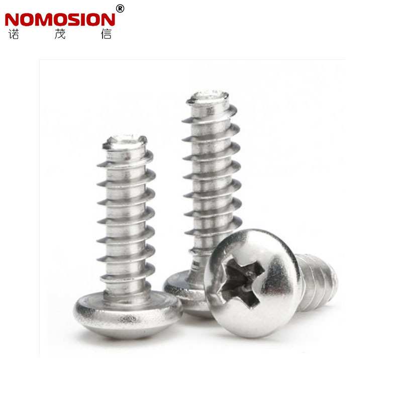 304不锈钢十字大扁头自攻钉YB845十字圆头平尾自攻螺丝M3