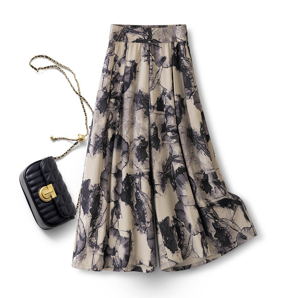 扎染印花雪纺甩裤七分裤女夏季2025薄款松紧腰宽松藏肉显瘦阔腿裤,女装/女士精品,休闲裤,淘宝优惠券,粉丝福利购,淘宝优惠卷