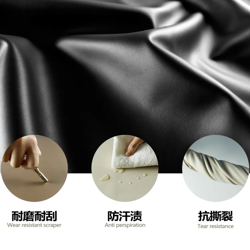 定制拉链全包实木沙发皮套坐垫靠背生态环保皮防水防污软包面料