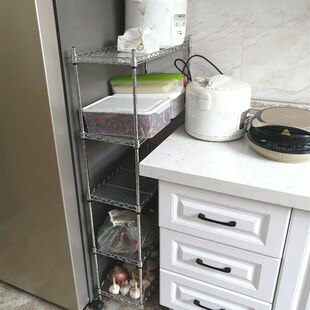 厨房收纳架宽20 30cm夹缝置物架小J窄缝隙整理架锅架菜架子落