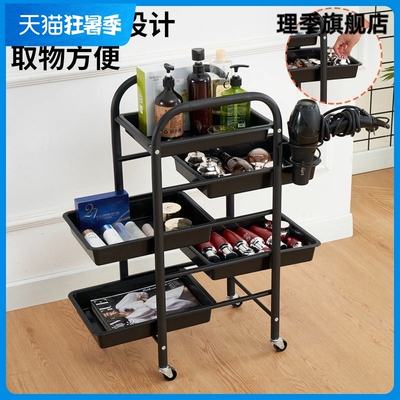 发廊专用置物架染发车理髲师工具车美发工具N柜小推车多功能手推