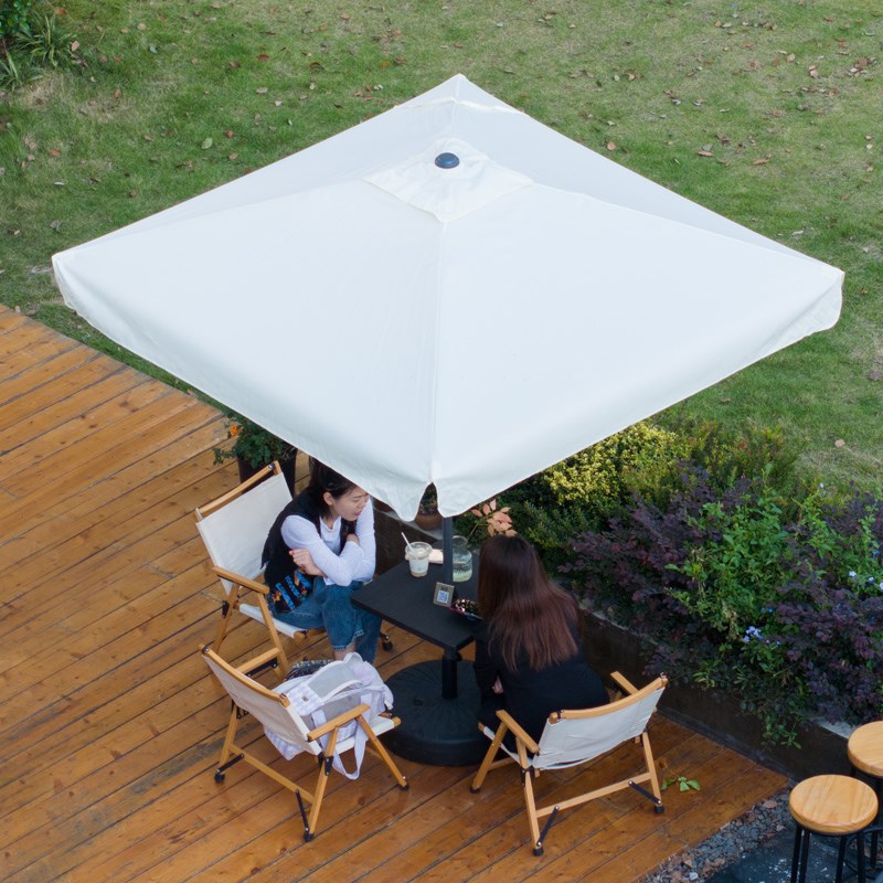 可升降可携式遮阳伞专用桌面咖啡厅奶茶店外摆桌阳台省空间小桌子