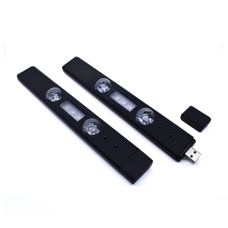 汽车车内氛围灯充电款无线感应声控灯满地星脚底led免改装气氛灯