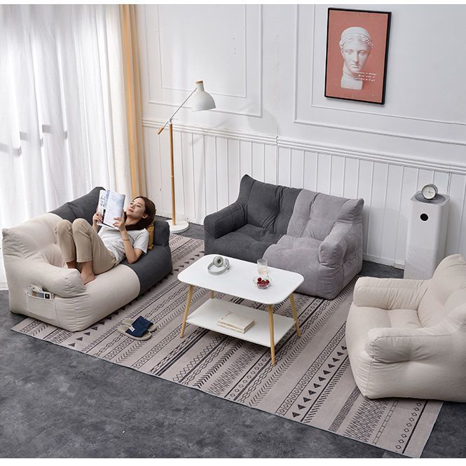 懒人沙发榻榻米双人出租屋小房间网红卧室阳台地上迷你儿童小沙发