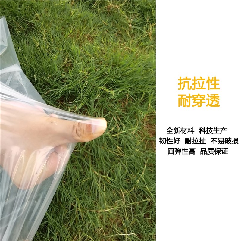 防雨塑料布塑料薄膜整卷加厚耐拉大棚膜透明包装膜可零裁封窗遮尘