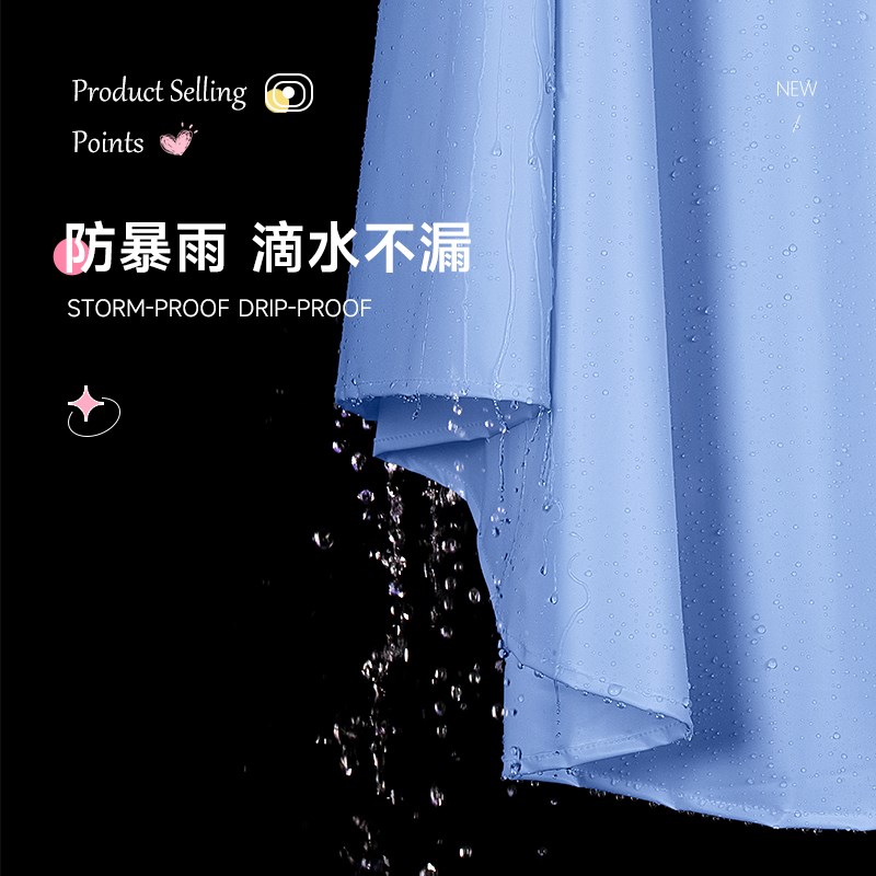 雨衣电动车双人母子亲子长款全身防暴雨摩托车专用透明防雨雨披