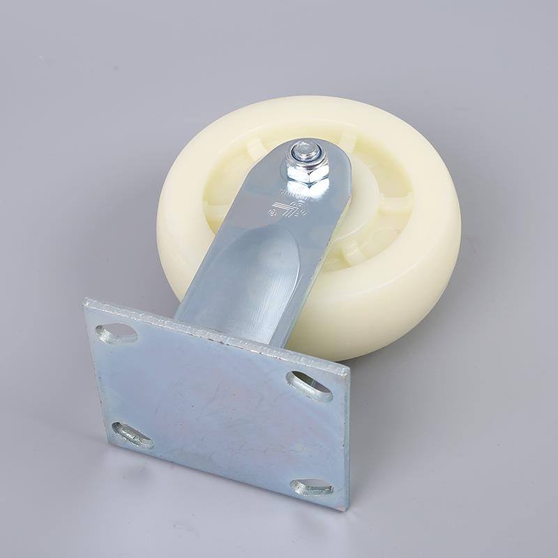 林春脚轮万向轮重型手推车6寸平板车轮子小推车8寸拖车尼龙轮脚轮