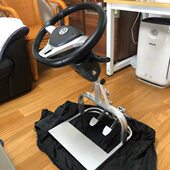 驾校教练车汽车驾驶方向盘模拟器科目二方向机练习驾照训练机神器