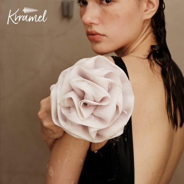 KRRAMEL玫瑰沐浴球女生大号浴花高端不散柔软浴球泡泡浴搓澡神器,家庭/个人清洁工具,沐浴球,淘宝优惠券,粉丝福利购,淘宝优惠卷