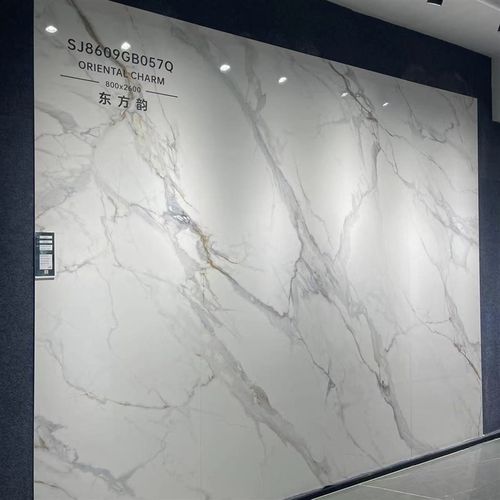 800x26f00广东岩板大板新款客厅背景墙现代简约亮纯色影视墙板材