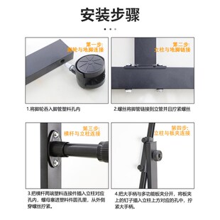 白板写字板落地式磁性教学家用绿板可移动超大号办公记事板办公室