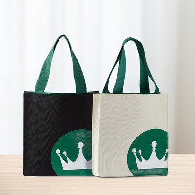 方形帆布包定制logo单肩手提袋环保购物袋订制包包帆布袋厚礼品袋