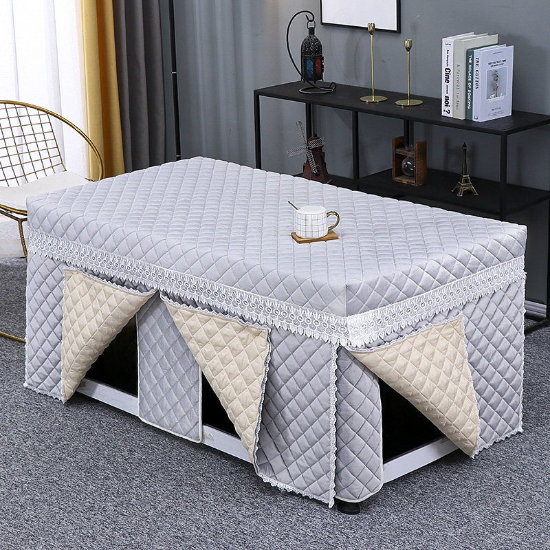 新款电炉罩烤火罩长方形冬季加厚客厅取暖炉加绒茶几烤火桌子罩套,居家布艺,微波炉罩,淘宝优惠券,粉丝福利购,淘宝优惠卷