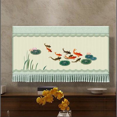 2021古典电视罩55寸液晶电视机挂式55 60 70 75 80寸中式防尘罩套