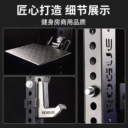 海豹拉背划船健身器材杠铃硬拉商用背部肌肉高低拉俯身拉背训练器