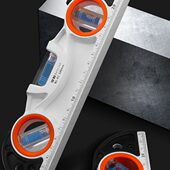 水平尺高精度平水尺实心铸铝耐摔迷你水平尺小家用装 修平衡尺靠尺