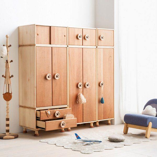 上形孩在  成长纽扣衣柜 可叠加可加高儿童实木衣柜储物柜儿童房,住宅家具,儿童衣柜,淘宝优惠券,粉丝福利购,淘宝优惠卷