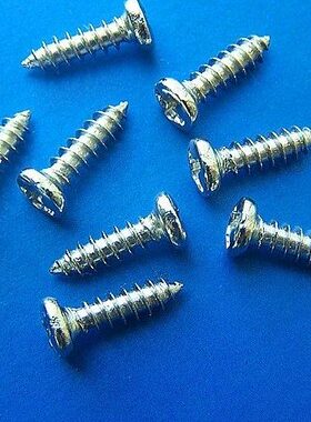 小螺丝 十字圆头尖尾自攻螺钉PA2*4/5/6/7/8/10/12mm 10000pcs