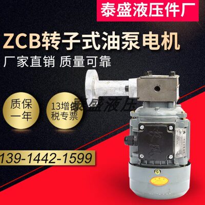 摆线针轮减速机油泵ZCB-1.2/0.8转子式油泵电机40W/60W三相380V