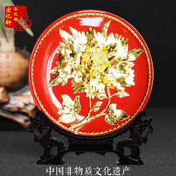 漆线雕厦门陶瓷工艺品摆件送朋友礼品礼物乔迁客厅创意实用搬家礼