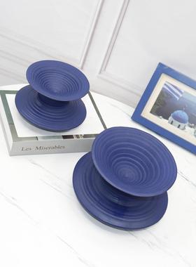 饰现代北欧陀螺摆件BJ00019居软装样板间售楼部客厅几何不规则家