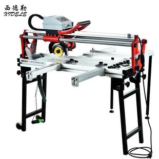 西台德勒多功机能全自动式 石材切割倒角982磨 砖瓷切割机水刀台式